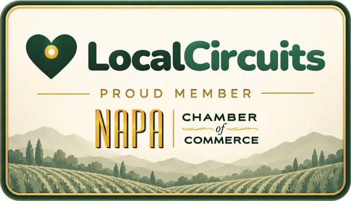 LocalCircuits, proud member of the Napa Chamber of Commerce